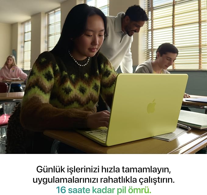 Apple 13 inç MacBook Neo Laptop: A18 Pro çip, Yapay zeka ve Apple Intelligence için tasarlandı, Liquid Retina Ekran, 8 GB Birleşik Bellek, 256 GB SSD, 1080p FaceTime HD Kamera; Indigo