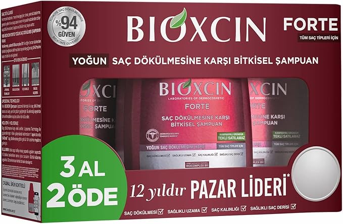 Bioxcin Forte Şampuan 300ml 3al2 Öde