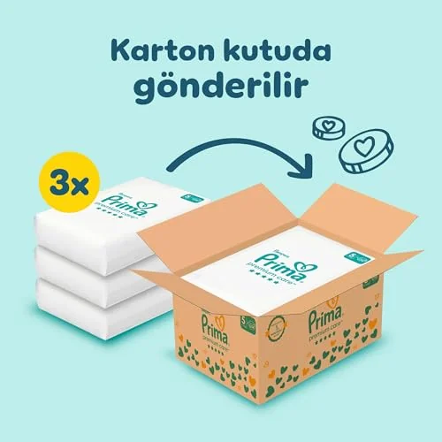 Prima Bebek Bezi Premium Care 5 Numara 108 Adet Aylık Fırsat Paketi