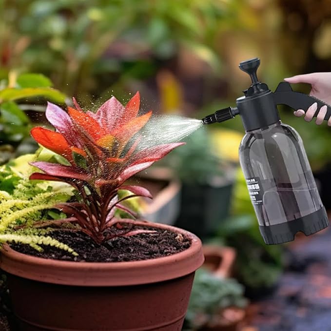 Köpük Pompası Püskürtücü, Pompa Püskürtücü | 2L El Pompası Köpürtücü Köpük Püskürtücü - İki Nozul Seçenekli Araba Yıkama Püskürtme Şişesi, Araba Yıkama için Büyük Kapasiteli Pompa Püskürtücü